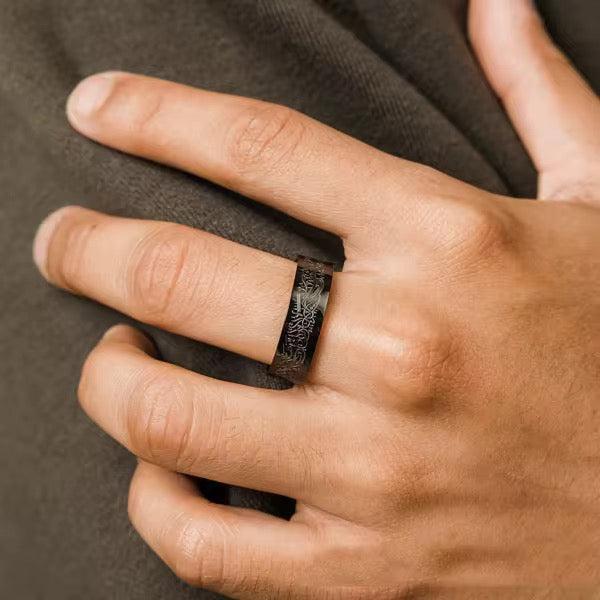 With Hardship Comes Ease Ring I Arabic Islamic Quran Quote Ring I Muslim Gift for Her/Him I Sabr Patience Jewellery I Eid Ramadan Gift