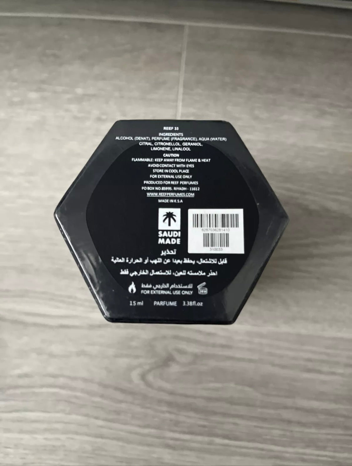 MINI REEF 33 Black EDP 15ML Classic Perfume