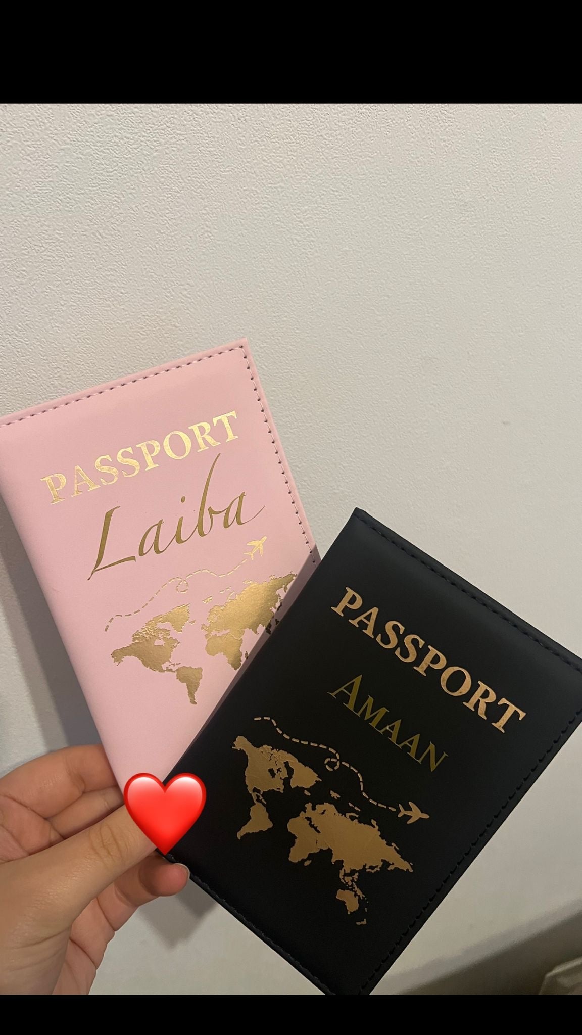 Luxury Personalised Passport Cover - Your Name, Your Journey