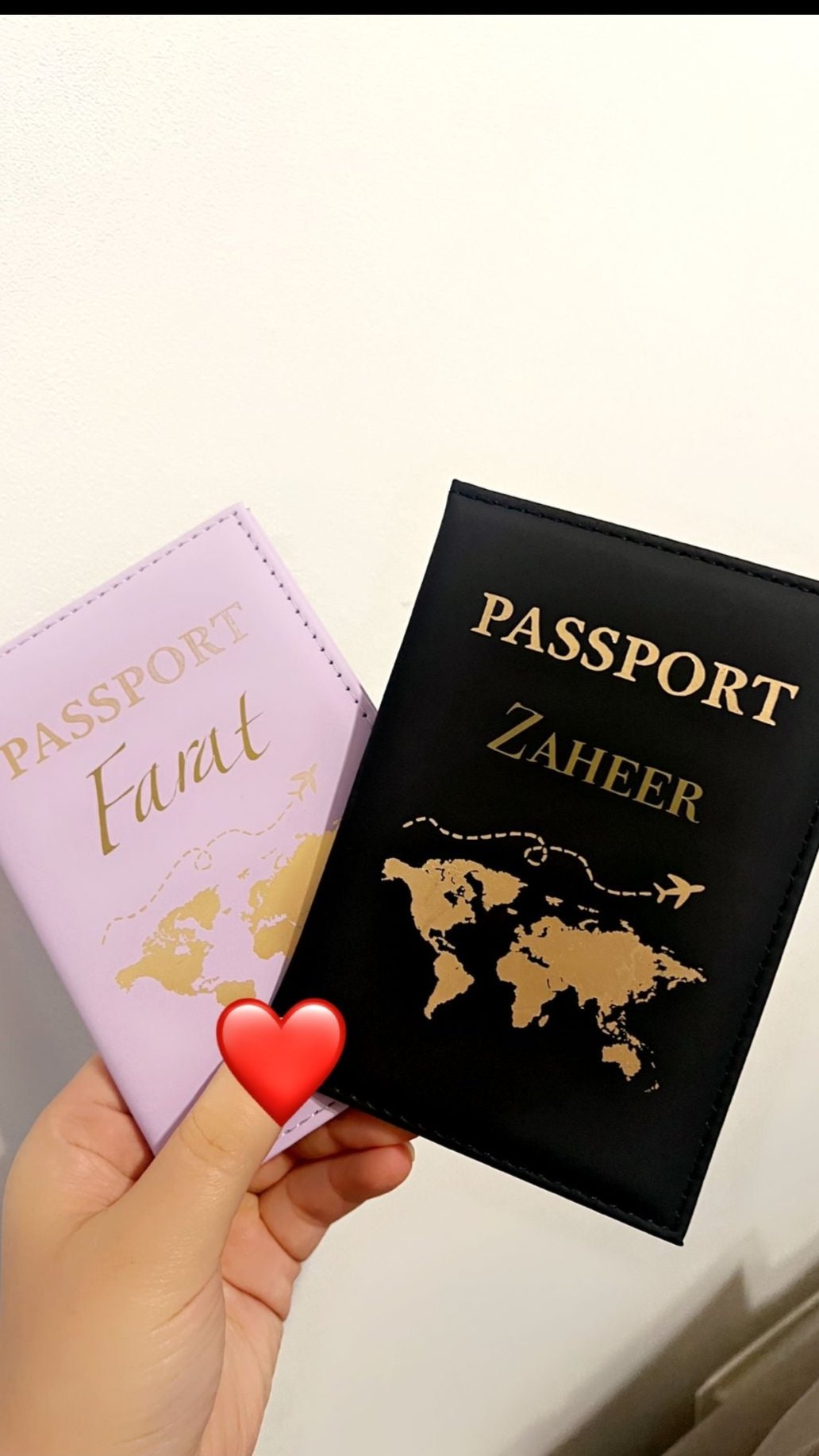 Luxury Personalised Passport Cover - Your Name, Your Journey