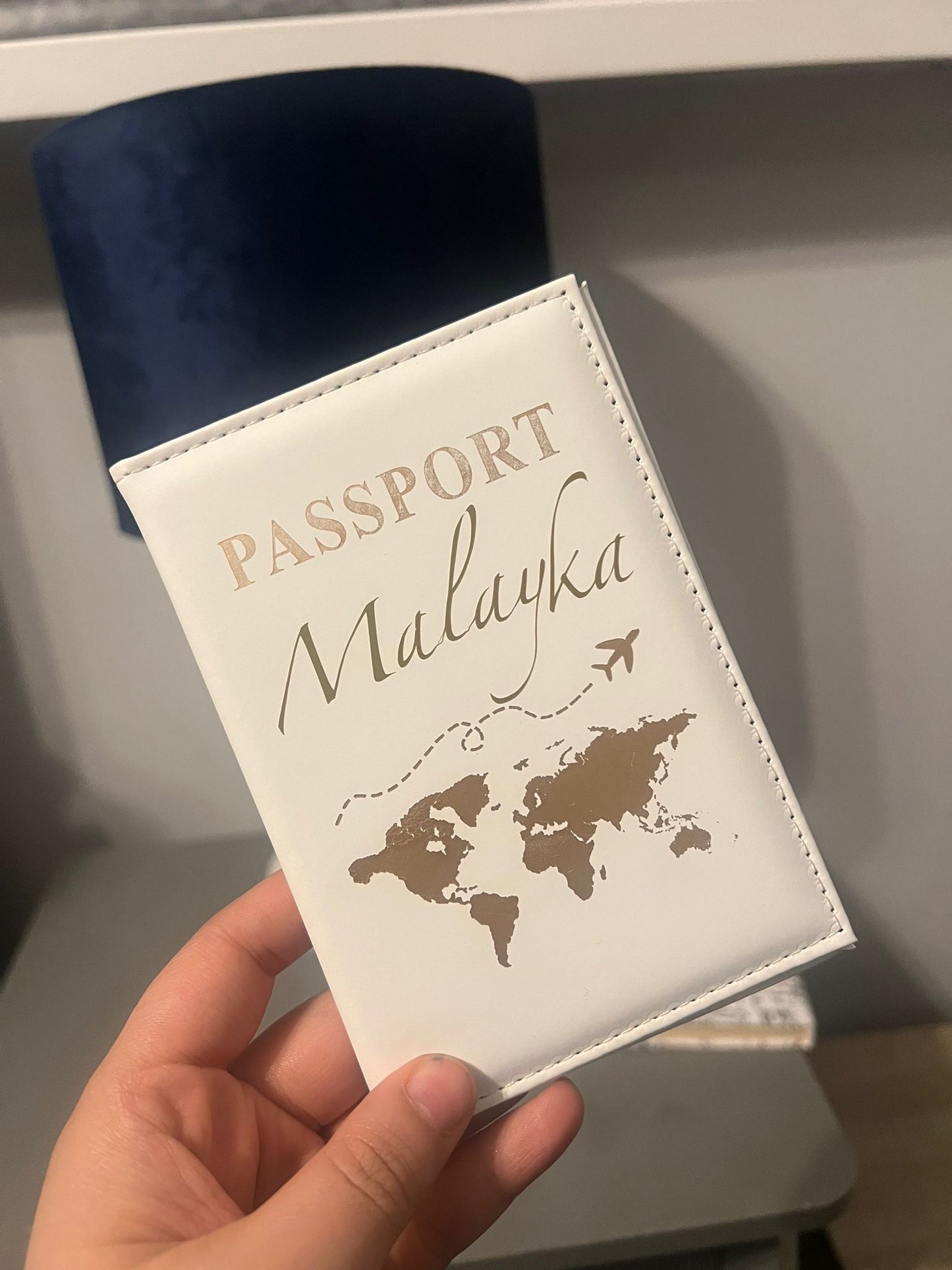 Luxury Personalised Passport Cover - Your Name, Your Journey