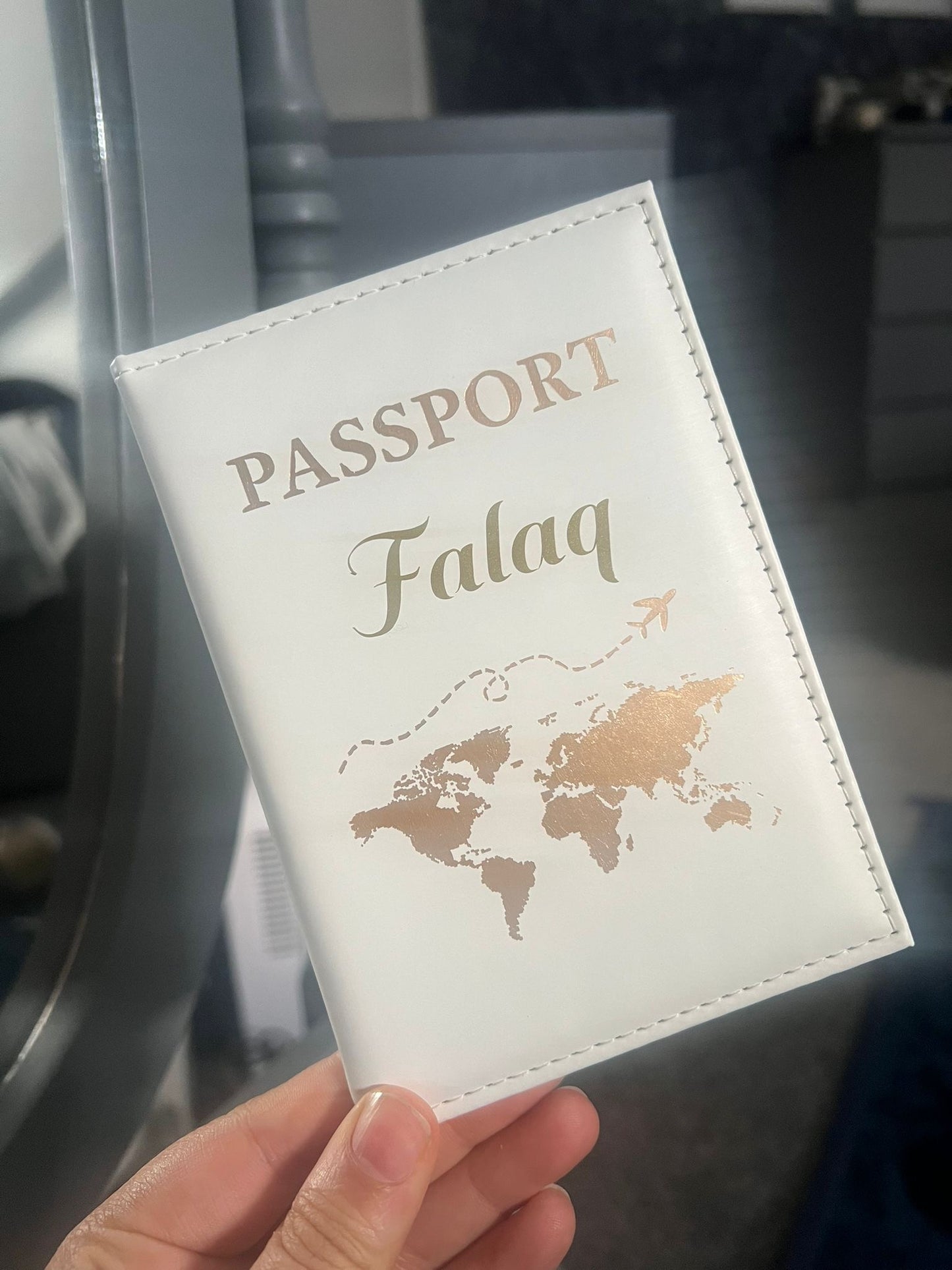 Luxury Personalised Passport Cover - Your Name, Your Journey
