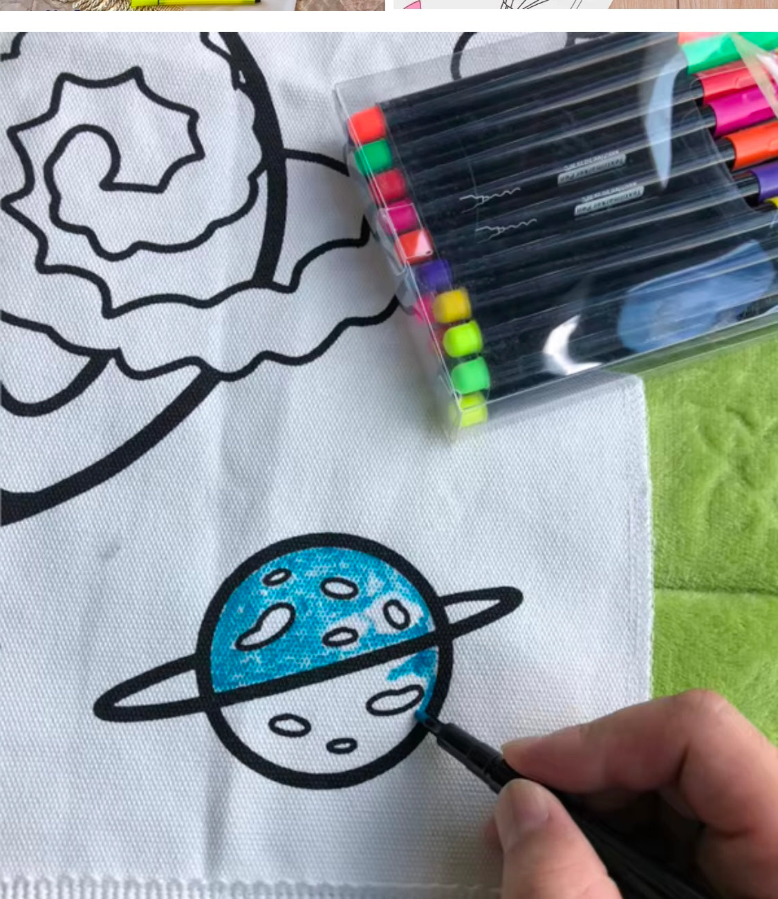 Kids Islamic Prayer Mat Colouring Set | Salah Mat Activity for Children