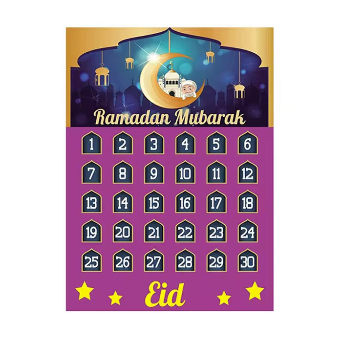 Large Ramadan Countdown Calendar for Kids | Wall-Size Islamic Activity Calendar