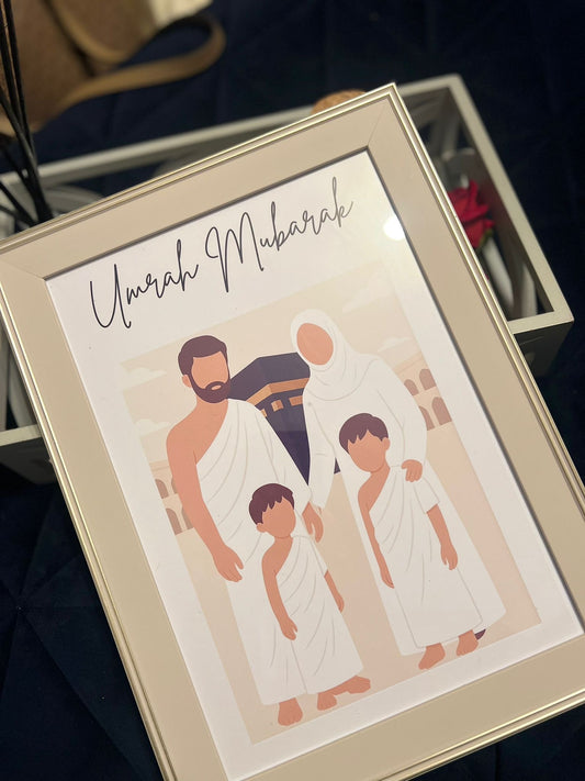 Umrah Mubarak Islamic Home Decor Frame