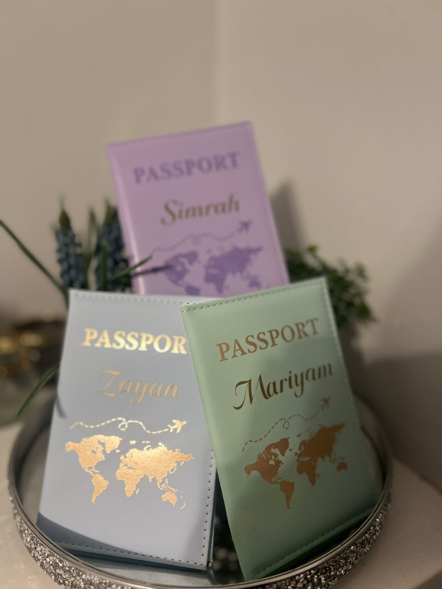 Luxury Personalised Passport Cover - Your Name, Your Journey