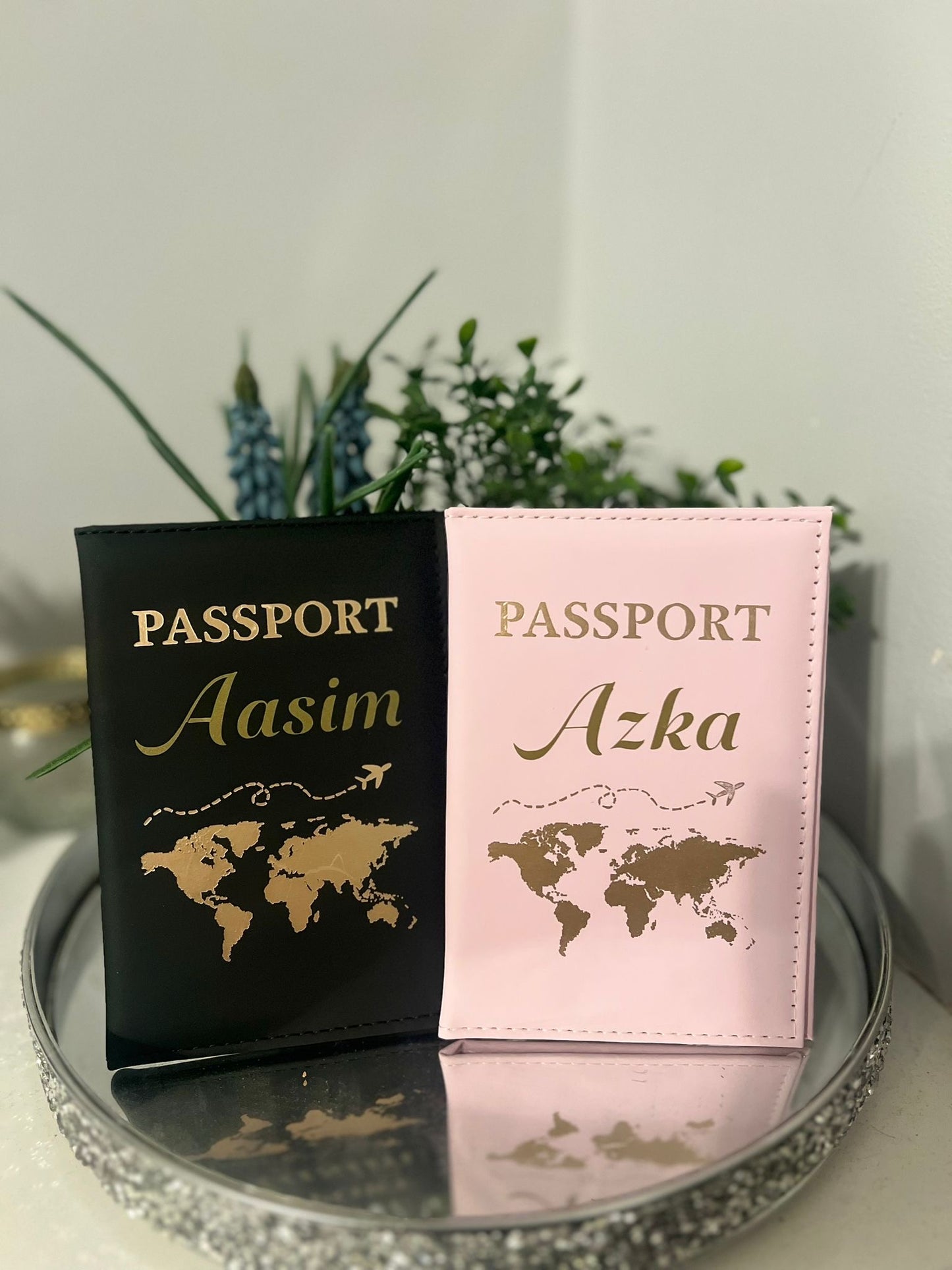 Luxury Personalised Passport Cover - Your Name, Your Journey